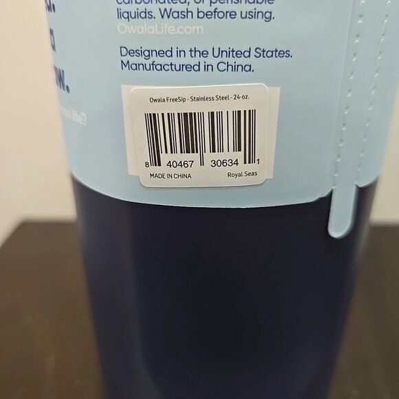 Owala 24 oz freesip in exclusive royal seas color from Scheels, sold out. - Picture 3 of 4